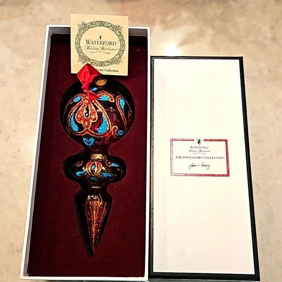 Waterford Sapphire Drop Ornament - Rare Find - Picture 5 of 8